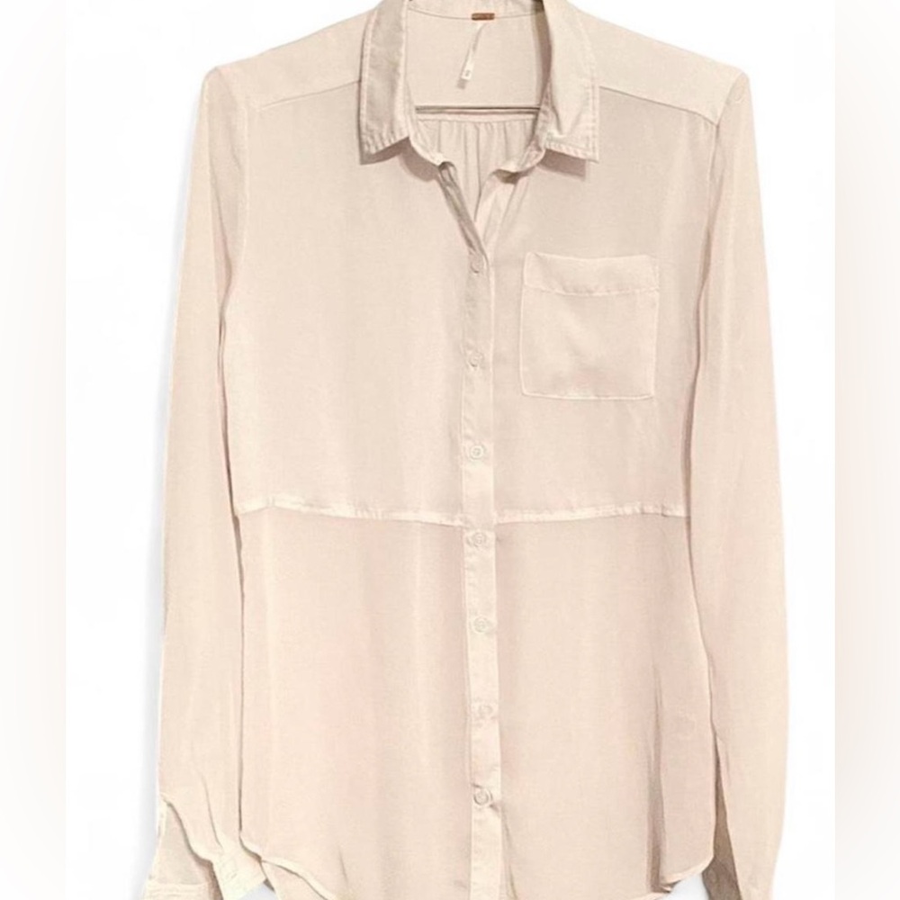 Free People “Best of Both Worlds” Semi-Sheer Top